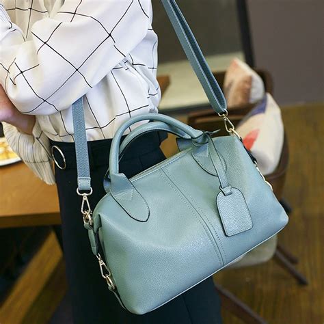 Boston Elegante Bolsa De Ombro Para As Mulheres Nova Alta Qualidade