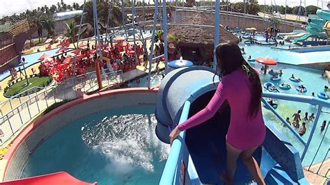 Blue Drop Water Slide At Veneza Water Park Youtube