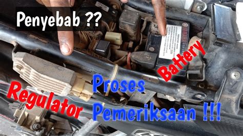 Penyebab Aki Battery Motor Vixion Cepat Tekor Dan Soak YouTube