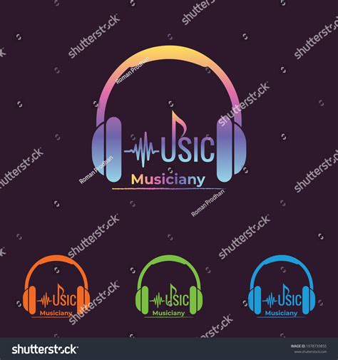 This Cool Music Logo Stock Vector Royalty Free 1978739855 Shutterstock