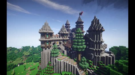 Minecraft Kanalvorstellung Minecraft Cooperation Fantasy Burg