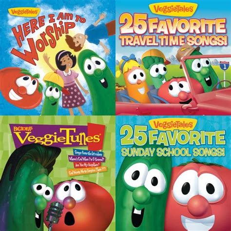 Veggie Tales Veggie Tunes 25 Favorite Sunday School Songs Sunday