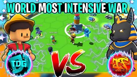 Stumble Guys World Most Intense Clan War Tdg Vs If Youtube