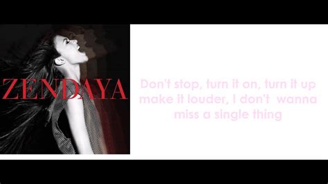 Zendaya Replay Lyrics Youtube