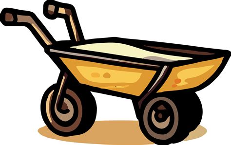 Wheelbarrow png graphic clipart design 23743742 PNG