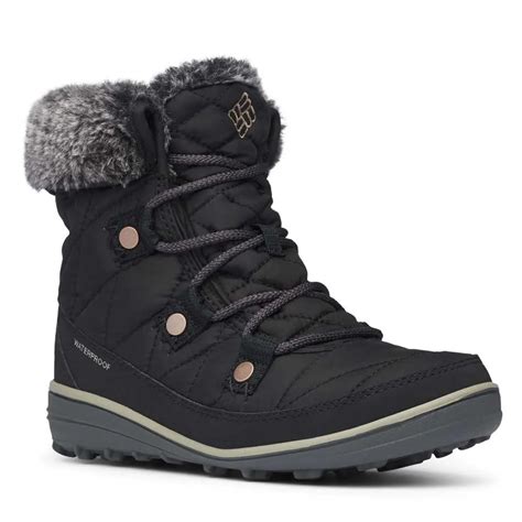 Columbia Heavenly Shorty Omni Heat Snow Boots Black Snowinn