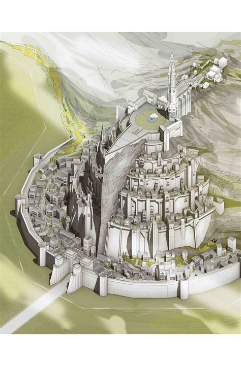 Minas Tirith – Peter Wheatcroft Art