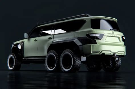 Designer Nazar Eisa Turns The Nissan Patrol Into A 6x6 Beast For This