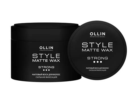Ollin Style Воск матовый для волос сильной фиксации Strong Hold Matte ...