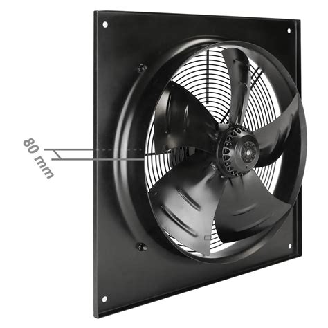 Exaustor de parede de 400 mm para ventilação industrial 1360 rpm