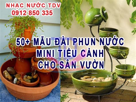 Top 50 mẫu tiểu cảnh phun nước đẹp và độc đáo nhất