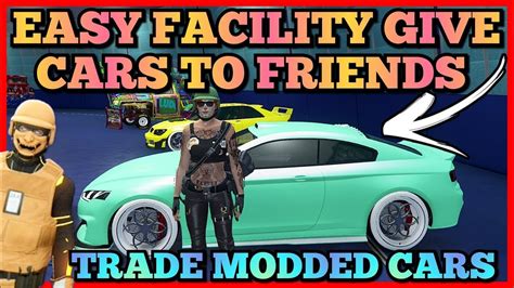 NEW GIVE CARS TO FRIENDS GLITCH GTA5 FACILITY GCTF GTA V CAR DUPE YouTube