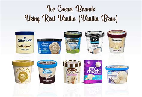 Top 13 Ice Cream Brands Using Real Vanilla (Vanilla Bean) - EF&B