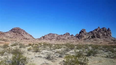 Hills With Shrubs Landscapes In The Desert Image Free Stock Photo