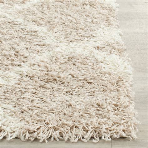 Safavieh Dallas Shag Beige Ivory Area Rug Reviews Wayfair