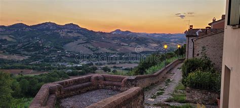 Verucchio, Italy. editorial image. Image of landscape - 255461565