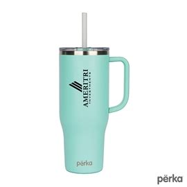 Perka Kempton 40 Oz Double Wall Stainless Steel Travel Mug KM8416