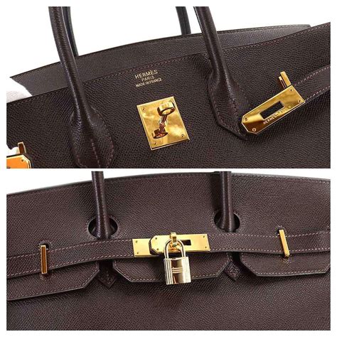 Herm S Hermes Birkin Braun Leder Ref Joli Closet