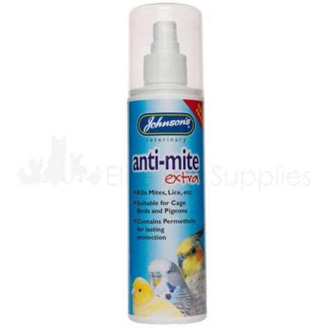 Johnson S Anti Mite Extra Spray Cage Birds Kill Mites And Lice 150ml 5000476130442 Ebay