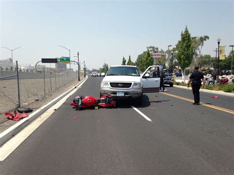 Sparks Crash Sends Motorcyclist To Hospital Krxi