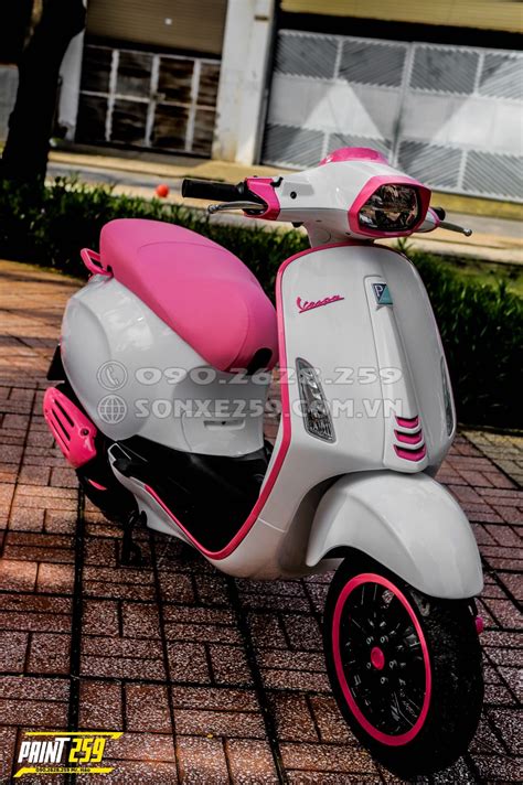 Vespa S N D N To N B Theo M U Tr Ng H Ng Pastel Sonxe Vn