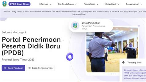 Hari Ini Pengumuman Ppdb Jatim Jalur Prestasi Akademik Smk Begini