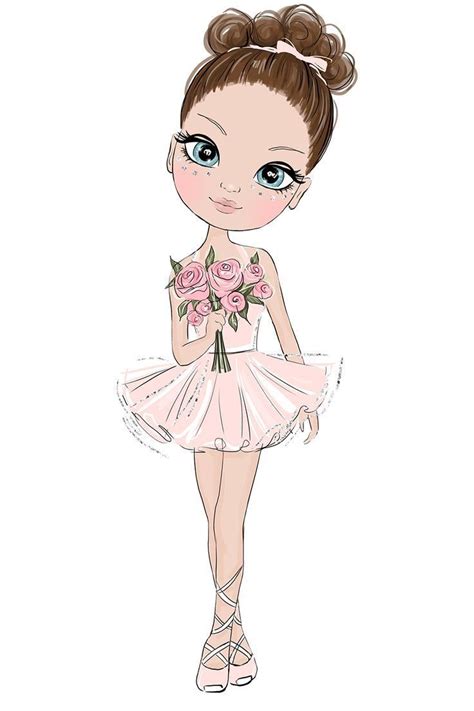 Pin By Ang Lica Quiroz On Cute Girl Drawing Ballerina Art Girl