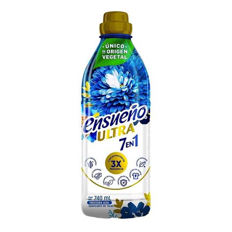 Suavizante de telas Ensueño ultra frescura azul 740 ml Walmart