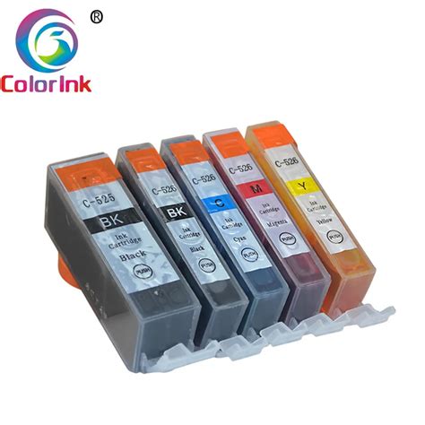 Colorink Pack Pgi Cli Ink Cartridge For Canon Pixma