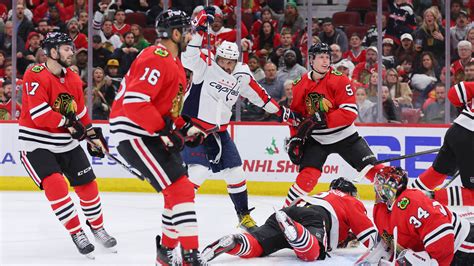 Ovechkin Scores Th Career Goal Against Blackhawks