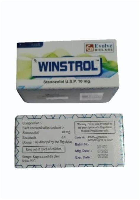 Winstrol Stanozolol Tablets Mg At Rs Box Strombafort In