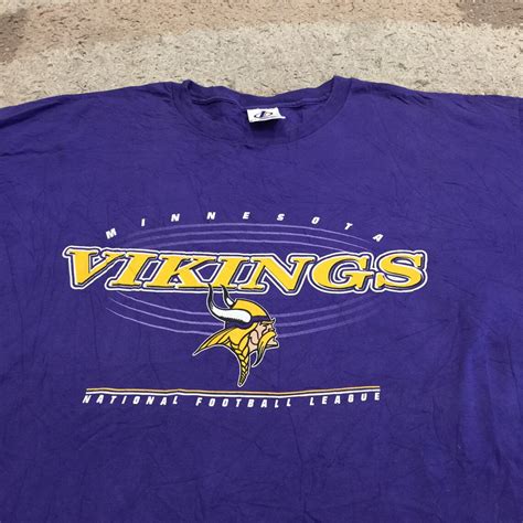 Vintage 90s Minnesota Vikings T Shirt Etsy