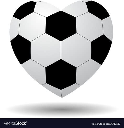 Soccer Ball Shaped Like A Heart At Kirk Luckett Blog