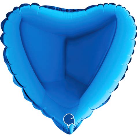 Balloon Heart 09inc Blue blue