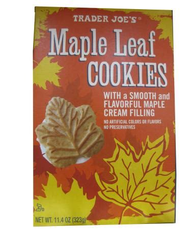 2 Pack Trader Joe S Maple Leaf Cookies