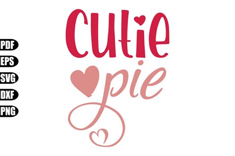 Cutie Pie Svg Graphic By Creativekhadiza124 · Creative Fabrica