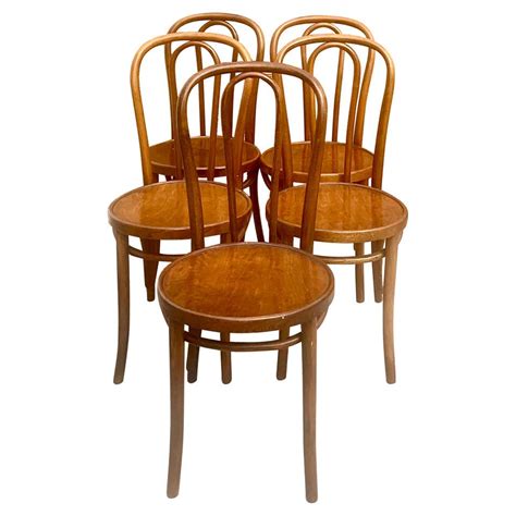 Vintage Thonet Bentwood Cafe Chairs Set Of 5 At 1stdibs Thonet Chairs