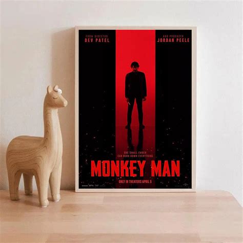 Monkey Man 2024 Movie Poster, No Framed - Etsy