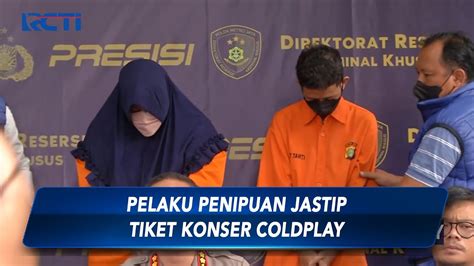 Polisi Tetapkan Pasutri Tersangka Penipuan Jastip Tiket Konser Coldplay