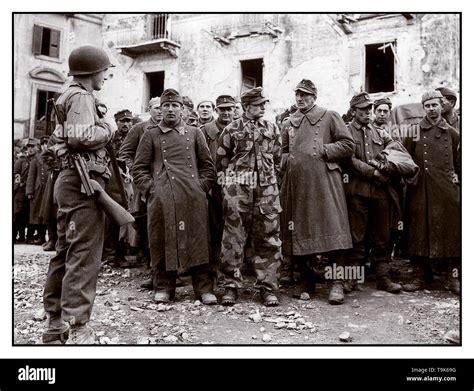 Ww2 Archive German Army Prisoners World War Ii Disparate Group Of