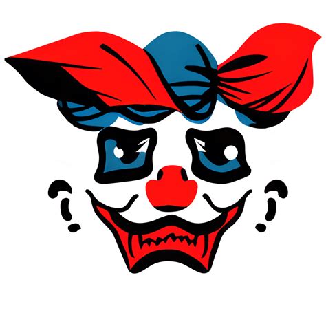 Scary Clown Graphic · Creative Fabrica