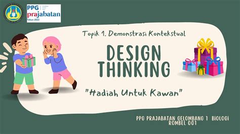 Topik Design Thinking Demonstrasi Kontekstual Youtube