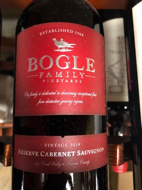 Bogle Vineyards Cabernet Sauvignon Reserve Old River Vineyard Usa