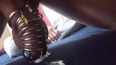 Sissy Leaking In Chastity After Fuck Machine Pounding Gay Crossdresser Crossdresser Porn XHamster