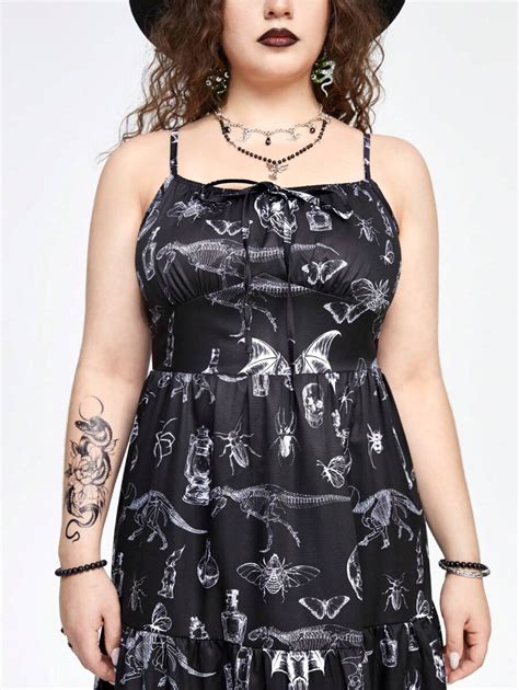 Es Esto Lo Nuevo De Grunge Punk Vestido De Mujer Plus Size Misterioso