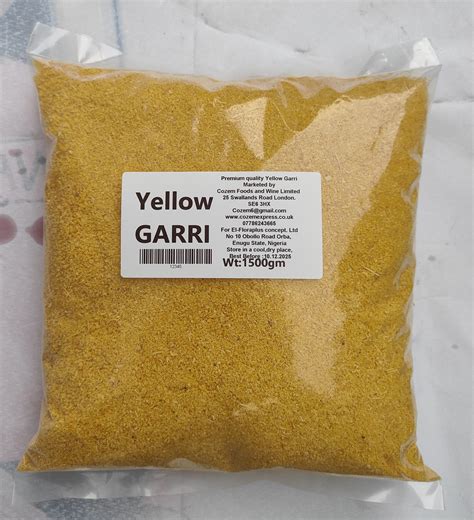 Yellow Garri 1 5kg Cozem Express