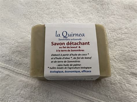 Savon détachant 150 g La Quirnea Savonnerie Artisanale Locavor fr