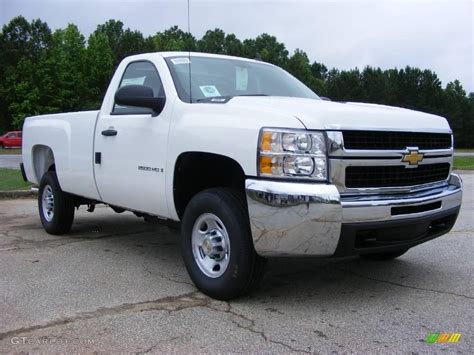 2009 Summit White Chevrolet Silverado 2500hd Work Truck Regular Cab 13176200 Photo 4