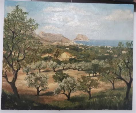 TABLEAU ANCIEN HUILE Sur Toile Paysage Rural XXe EUR 200 00 PicClick FR