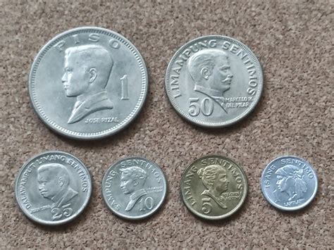 Philippine Coins | Pilipino Series Set (au-unc condition), Hobbies ...